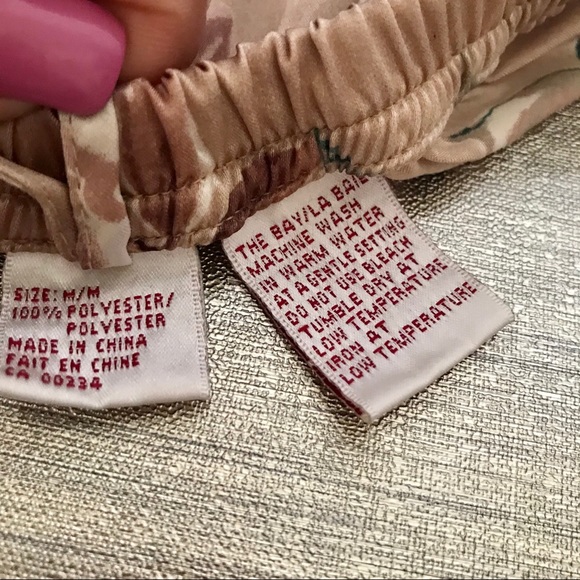 Versailles vintage gorgeous floral silky pyjama/ lounge wear set sz M - Picture 5 of 13